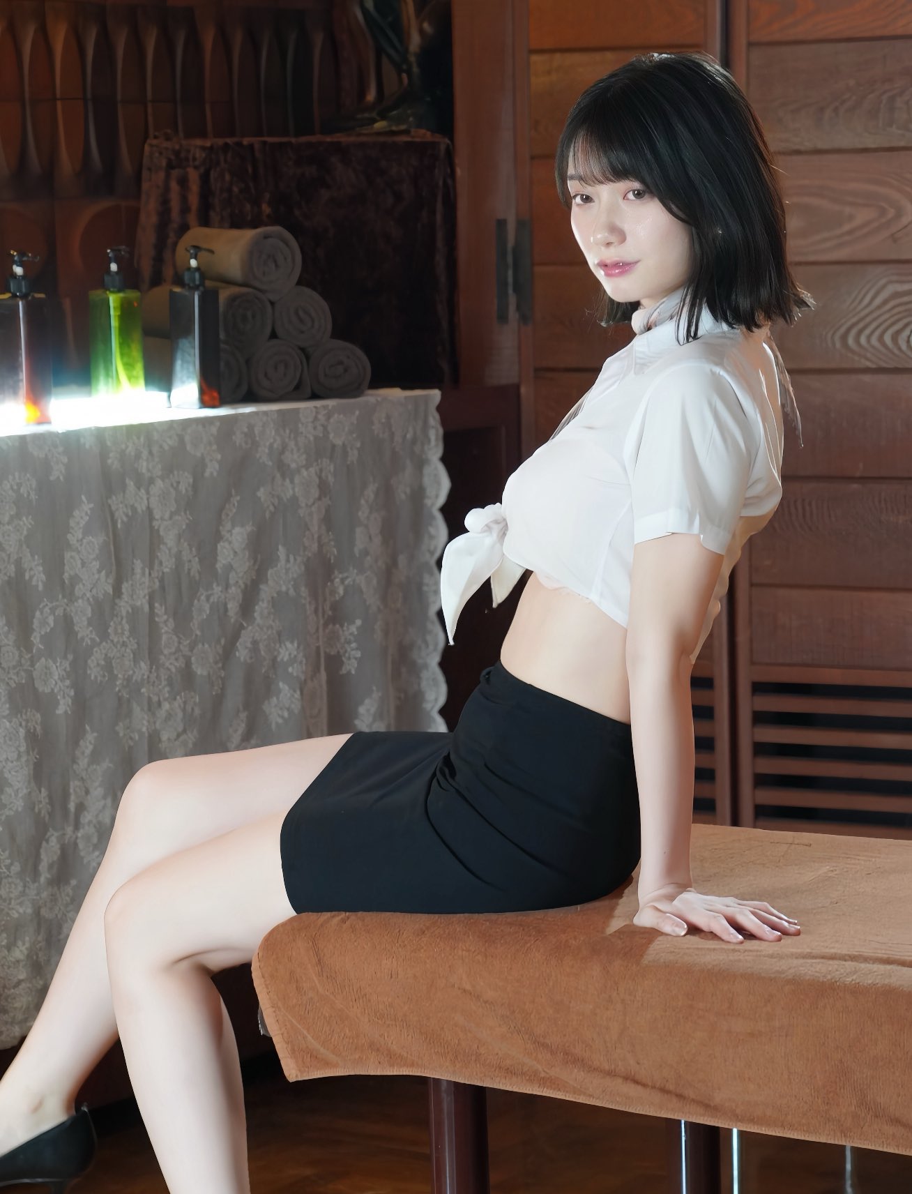 2025AV界新人濑户环奈OL制服美腿身材诱人[8]