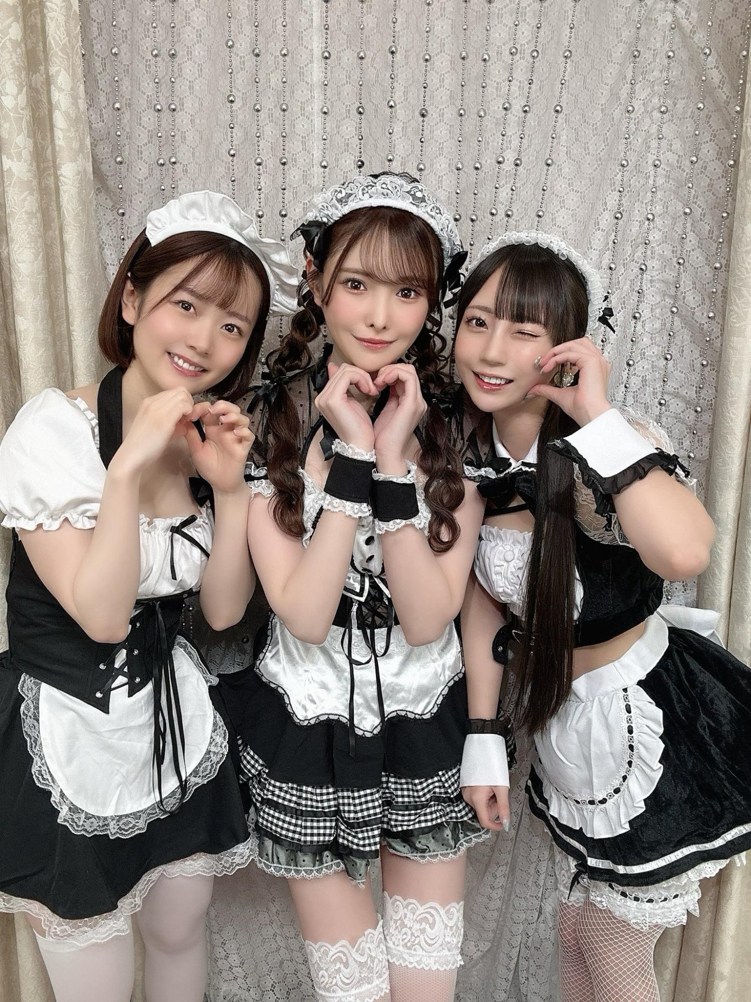 新有菜cosplay可爱黑色女仆装[8]