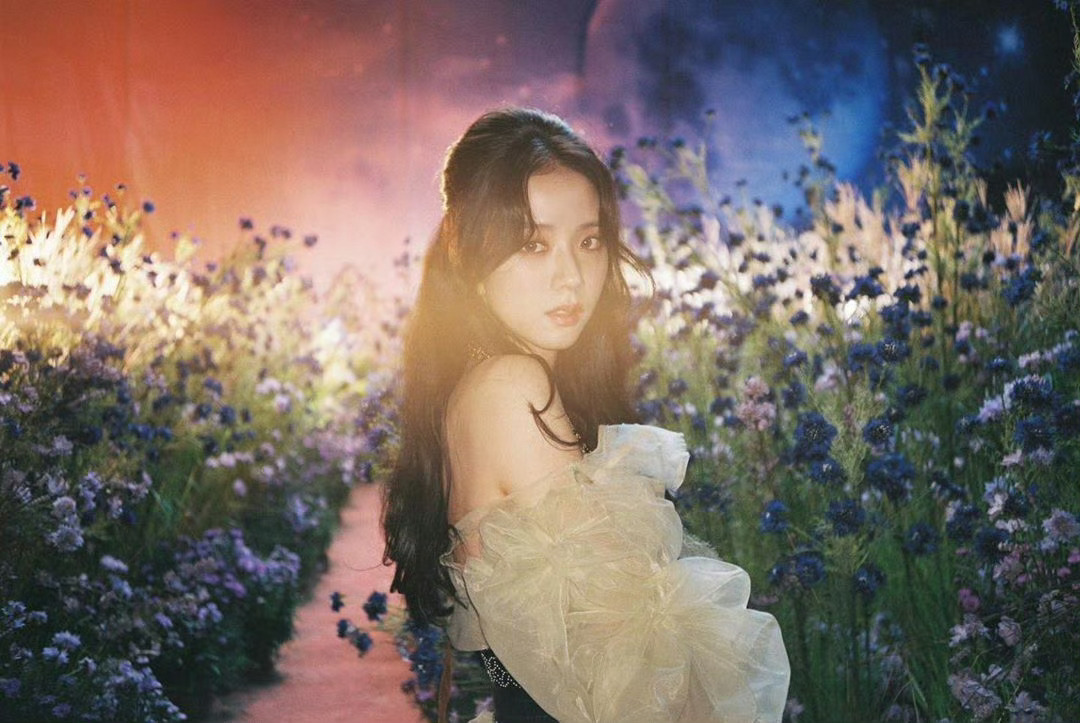 金智秀(Kim Jisoo)黑色网袜花海秀写真[8]