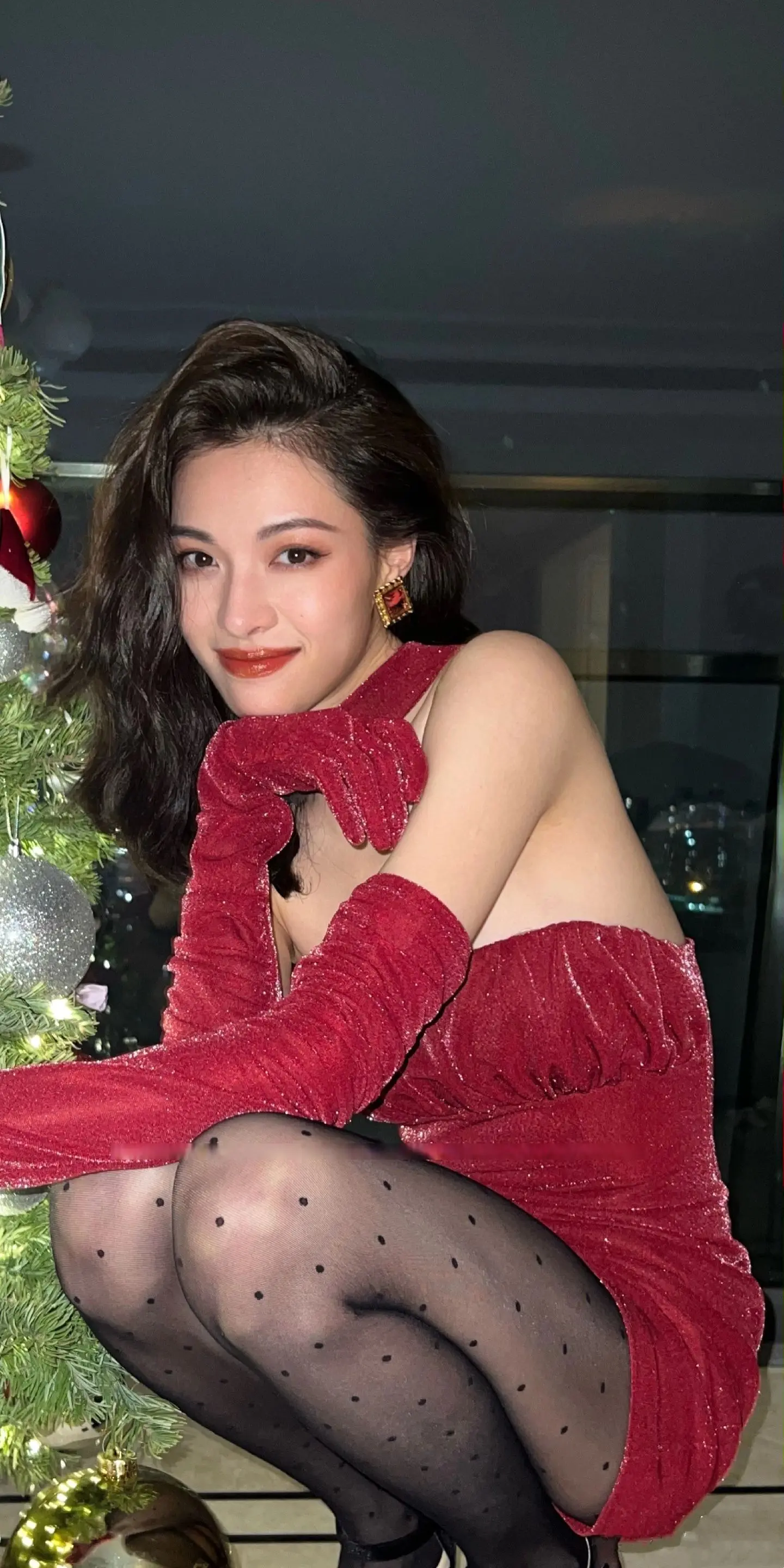钟楚曦写真精选之丝袜美腿