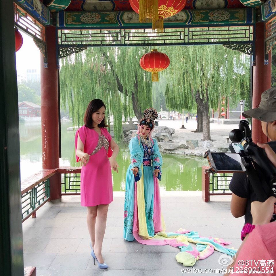 BTV女主持人(主播)高燕黑丝肉丝袜美腿高跟写真图片[3]