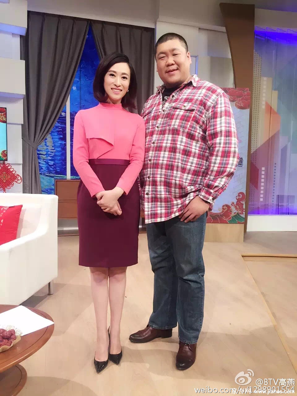 BTV女主持人(主播)高燕黑丝袜美腿高跟性感诱惑[5]