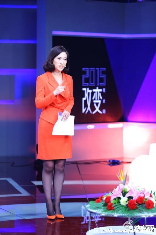 BTV女主持人(主播)高燕黑丝袜美腿高跟性感诱惑[7]