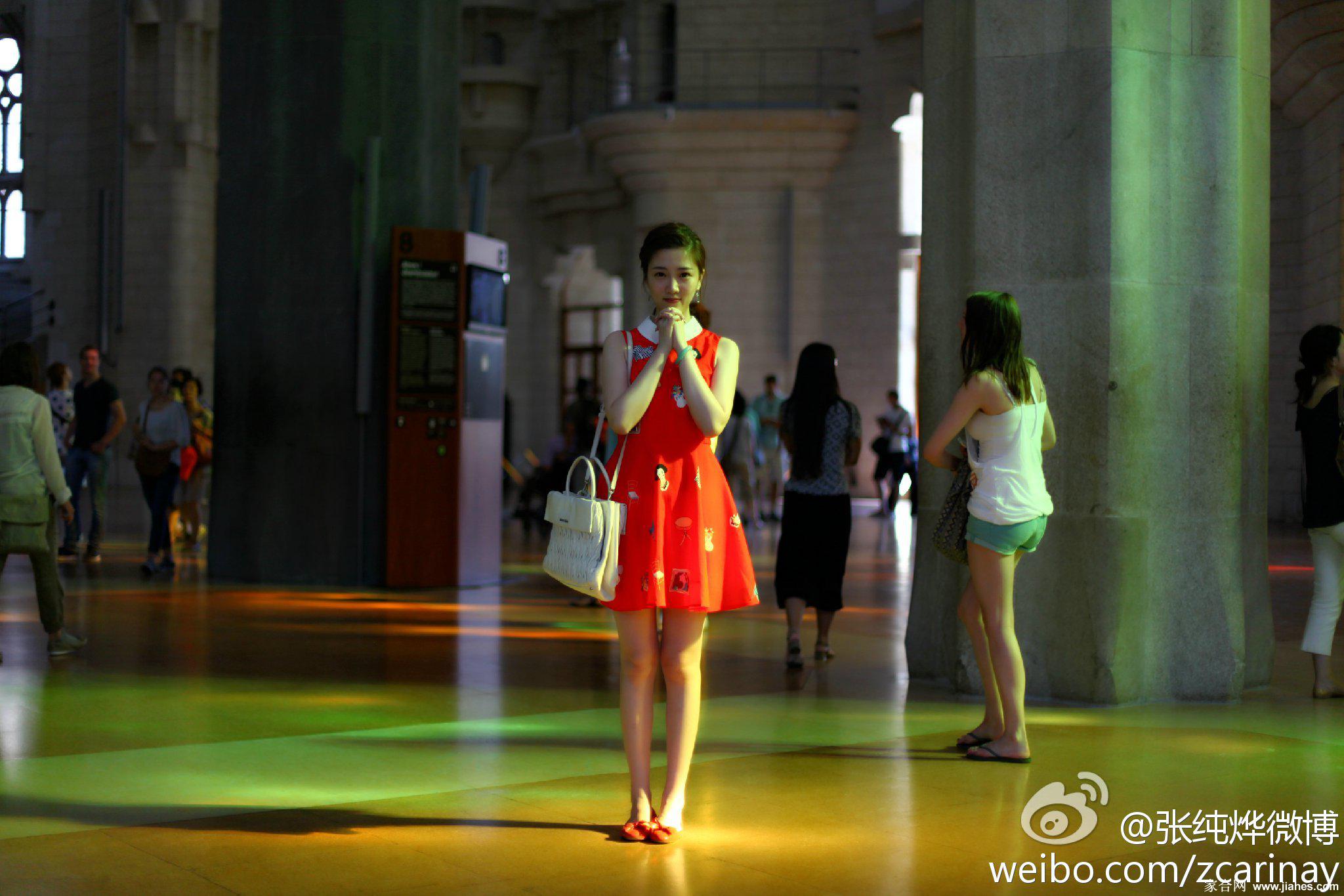 江苏卫视女主持人张纯烨黑丝肉丝袜美腿高跟写真图片[5]