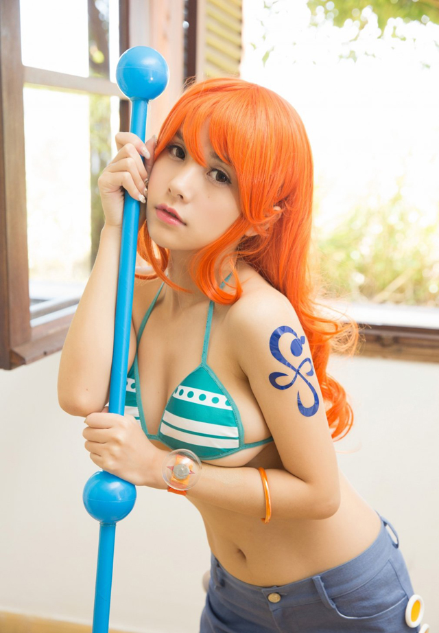 夏美酱海贼王爱乃娜美COS[3]
