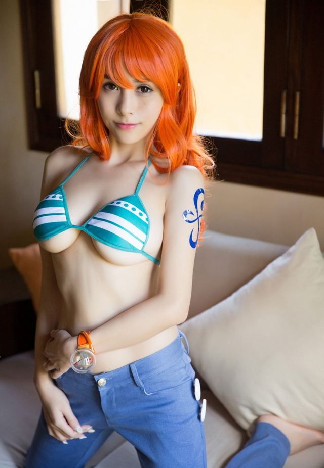 夏美酱海贼王爱乃娜美COS[13]