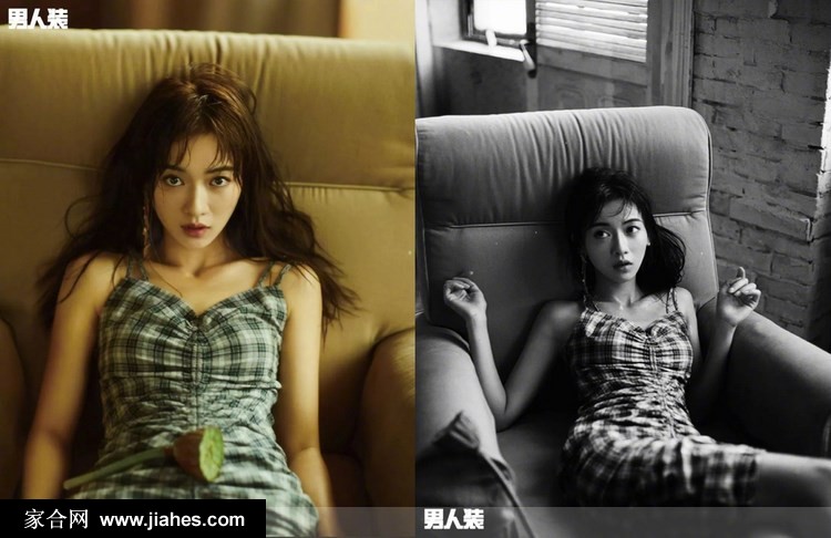 吴谨言百变风格造型慵懒卷发魅惑妆容时尚写真图片[8]