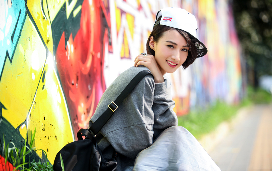 冯文娟嘻哈风化身街头女孩[5]