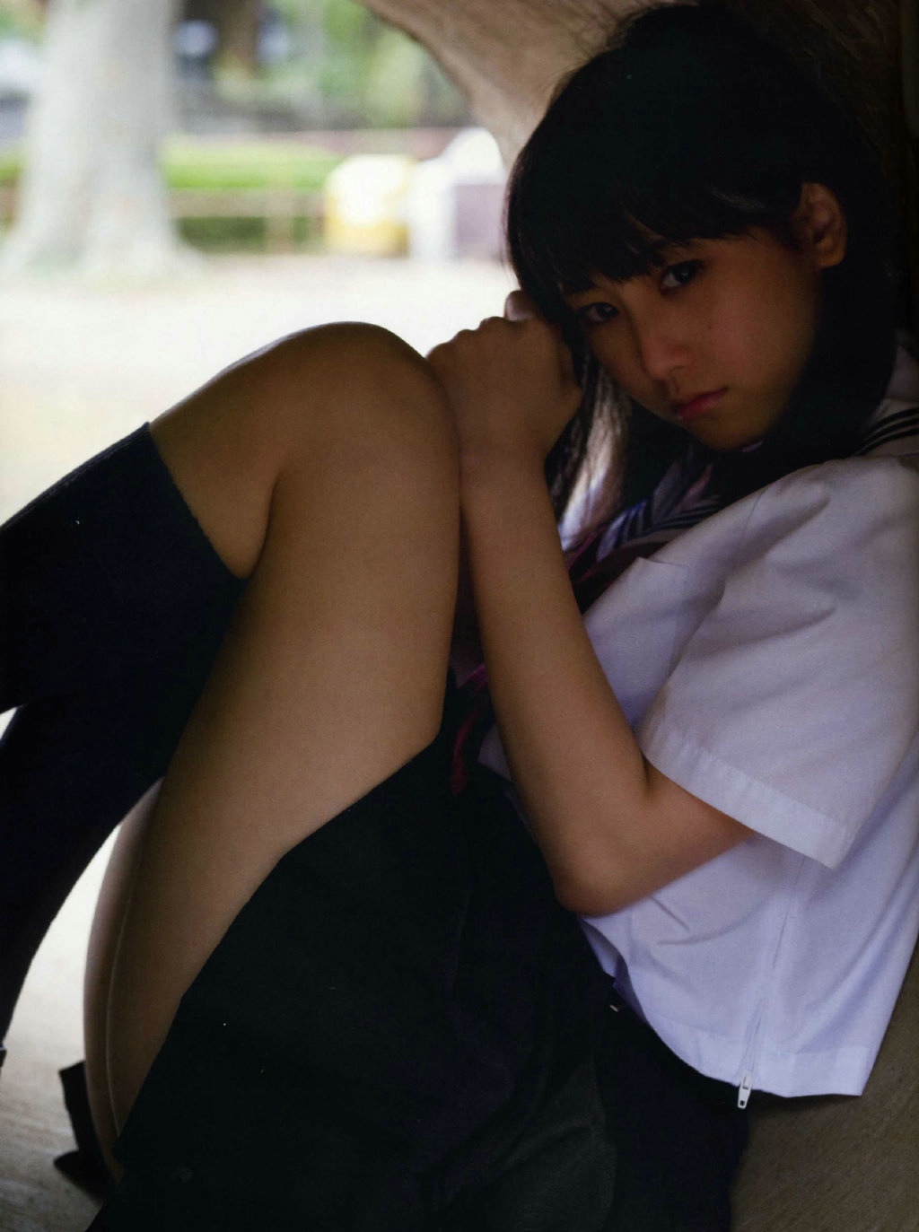 松井玲奈AKB48毕业制服写真[3]