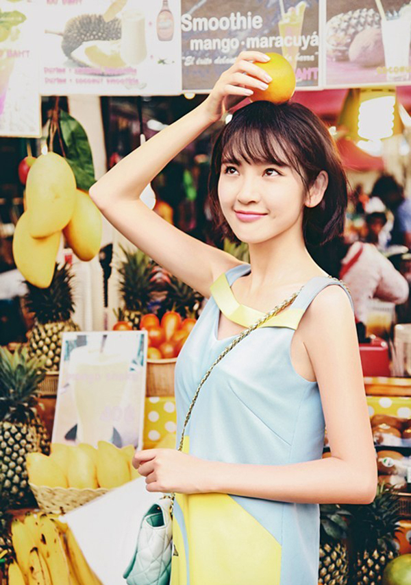 唐艺昕鬼马写真惹人爱甜美可爱[6]