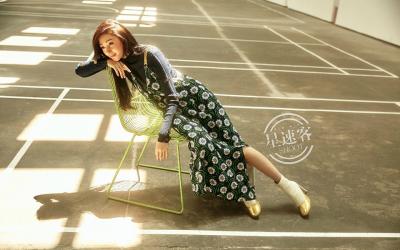 魅力女星张天爱攻气十足帅气写真