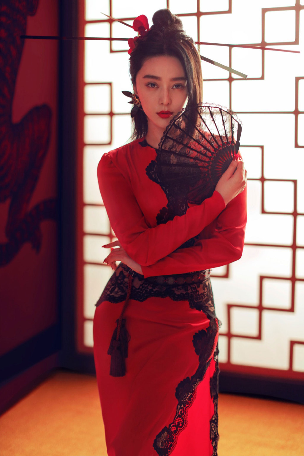 时尚芭莎纪念刊范冰冰展现古典东方美[7]