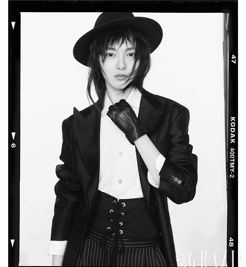 唐嫣玩转西装造型展“男友力”[3]