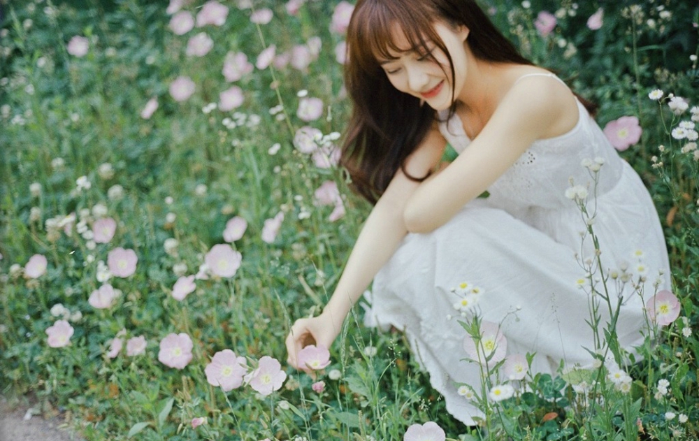 曹曦月唯美小清新户外写真[5]