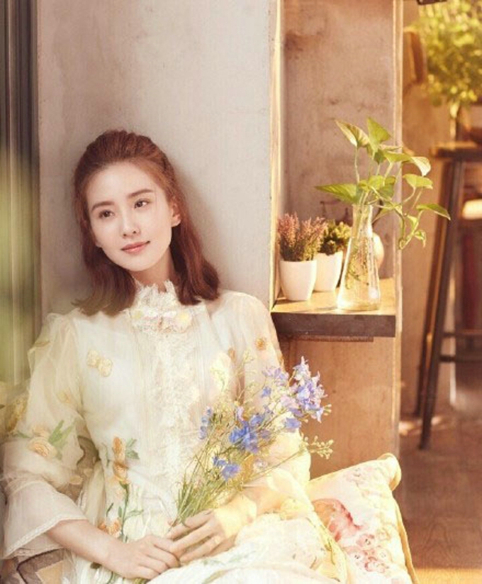 刘诗诗冬日暖阳唯美光影写真[9]